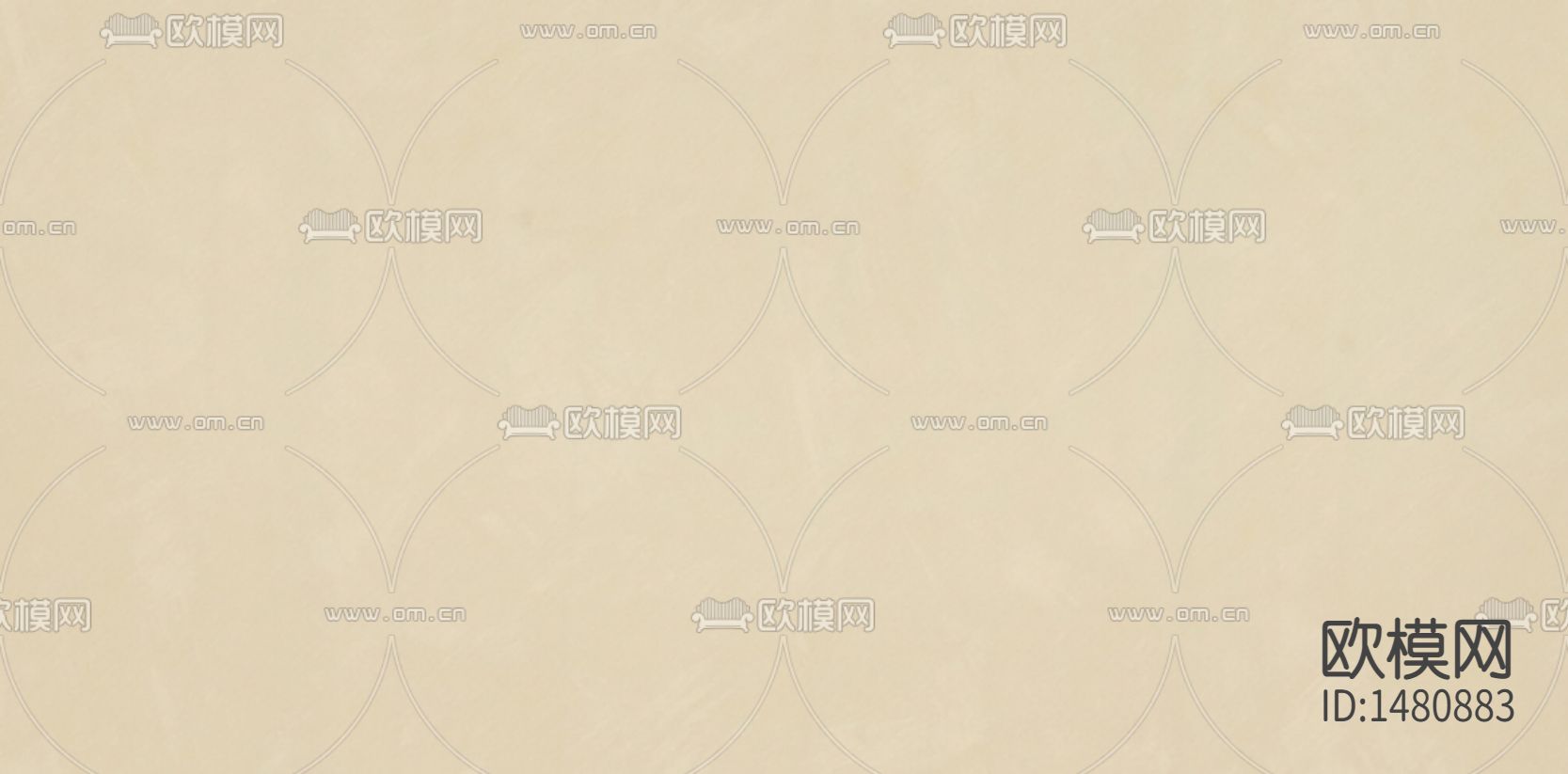 现代简约米黄色墙纸下载