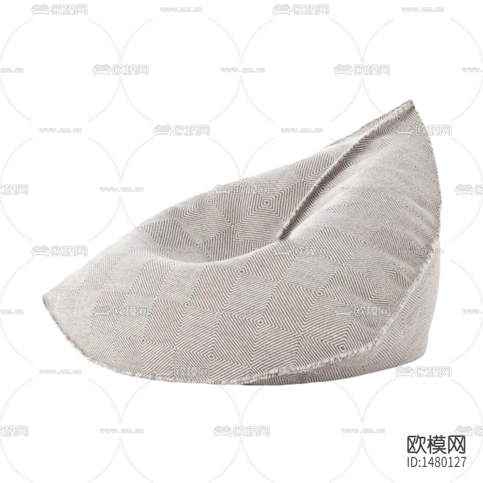 现代创意布艺三角懒人沙发下载