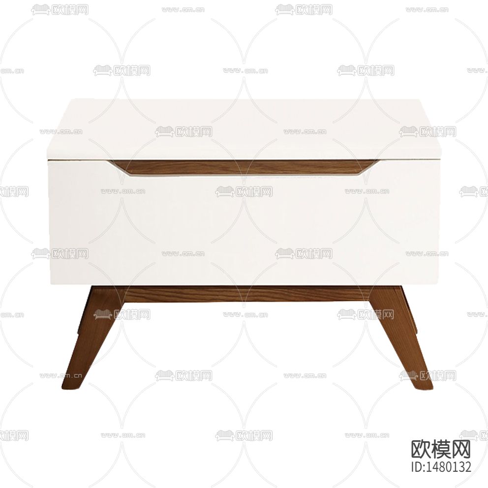 现代简约创意实木床头柜下载