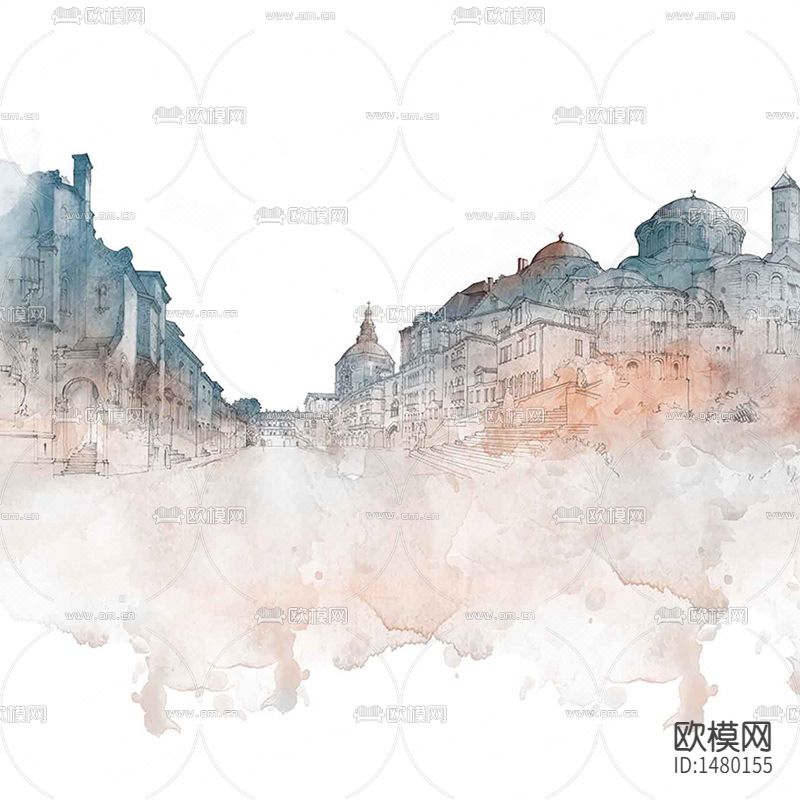 现代创意佛罗伦萨城市墙纸下载