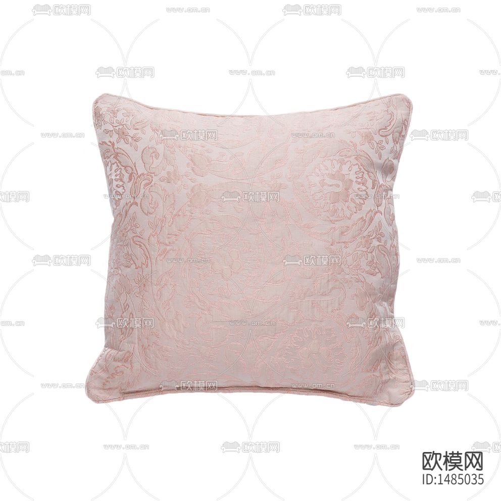 北欧创意粉色绣花布艺抱枕下载