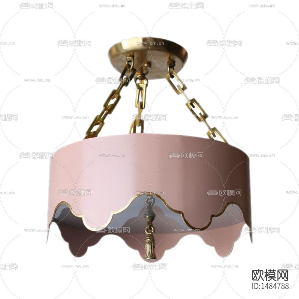 现代轻奢创意金属吊灯下载