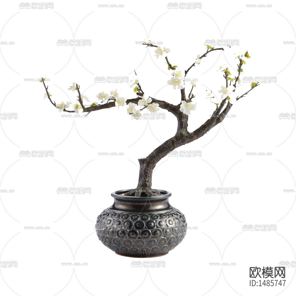 新中式禅意铁艺花瓶摆放花艺下载