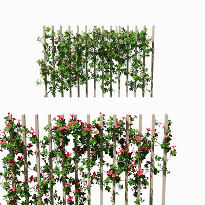  现代藤蔓植物su模型 