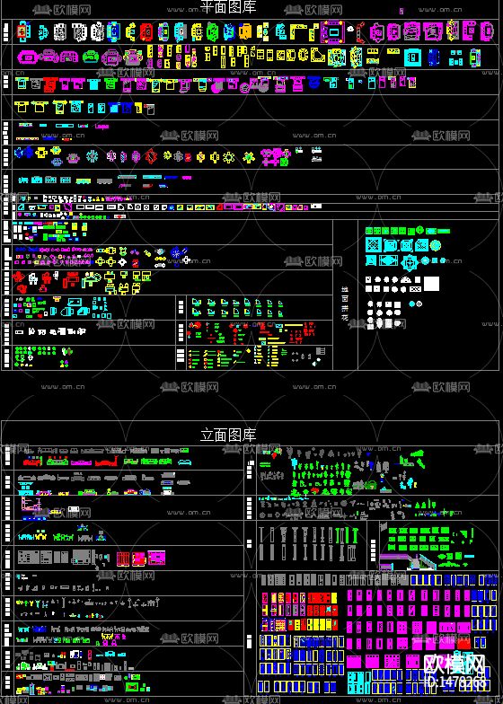 家具cad图库下载（渲染图2）