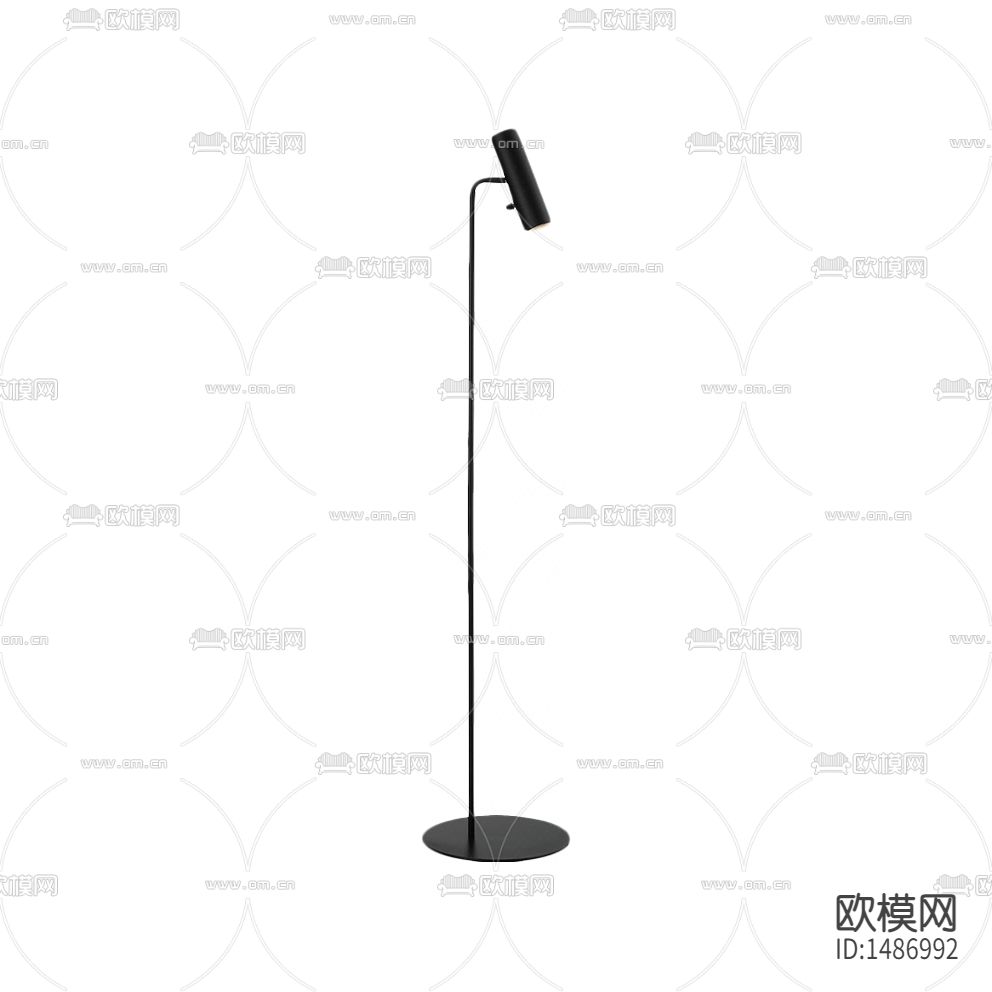 现代极简创意金属落地灯下载