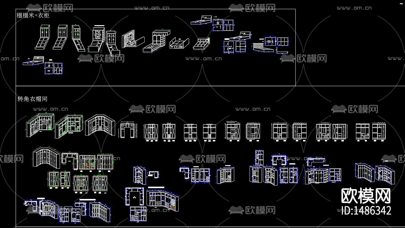 柜体cad图库下载（渲染图7）