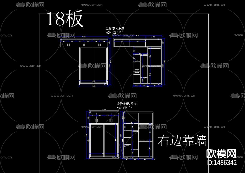 柜体cad图库下载（渲染图3）