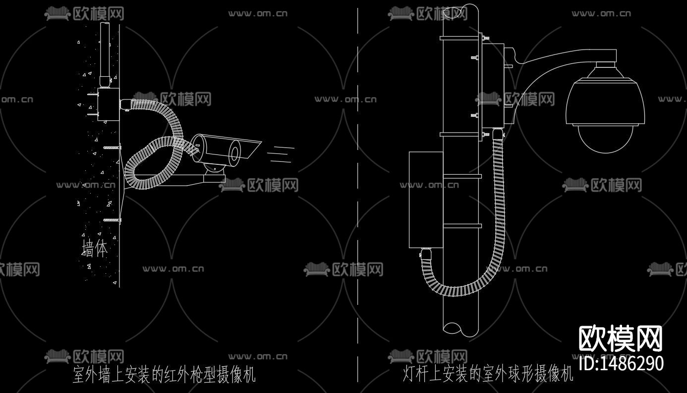 视频监控cad图库下载（渲染图5）