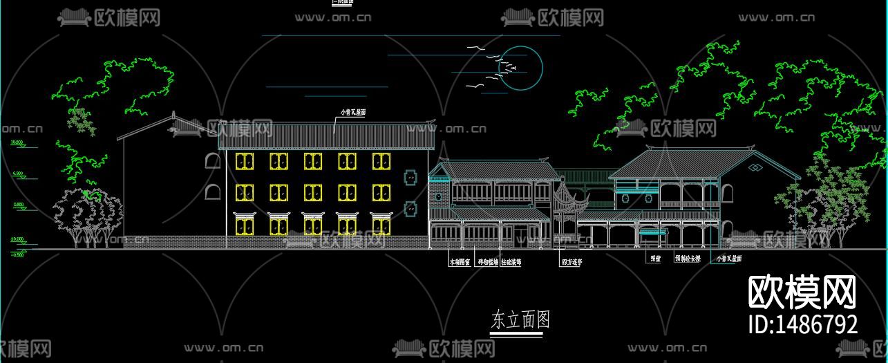客栈cad施工图