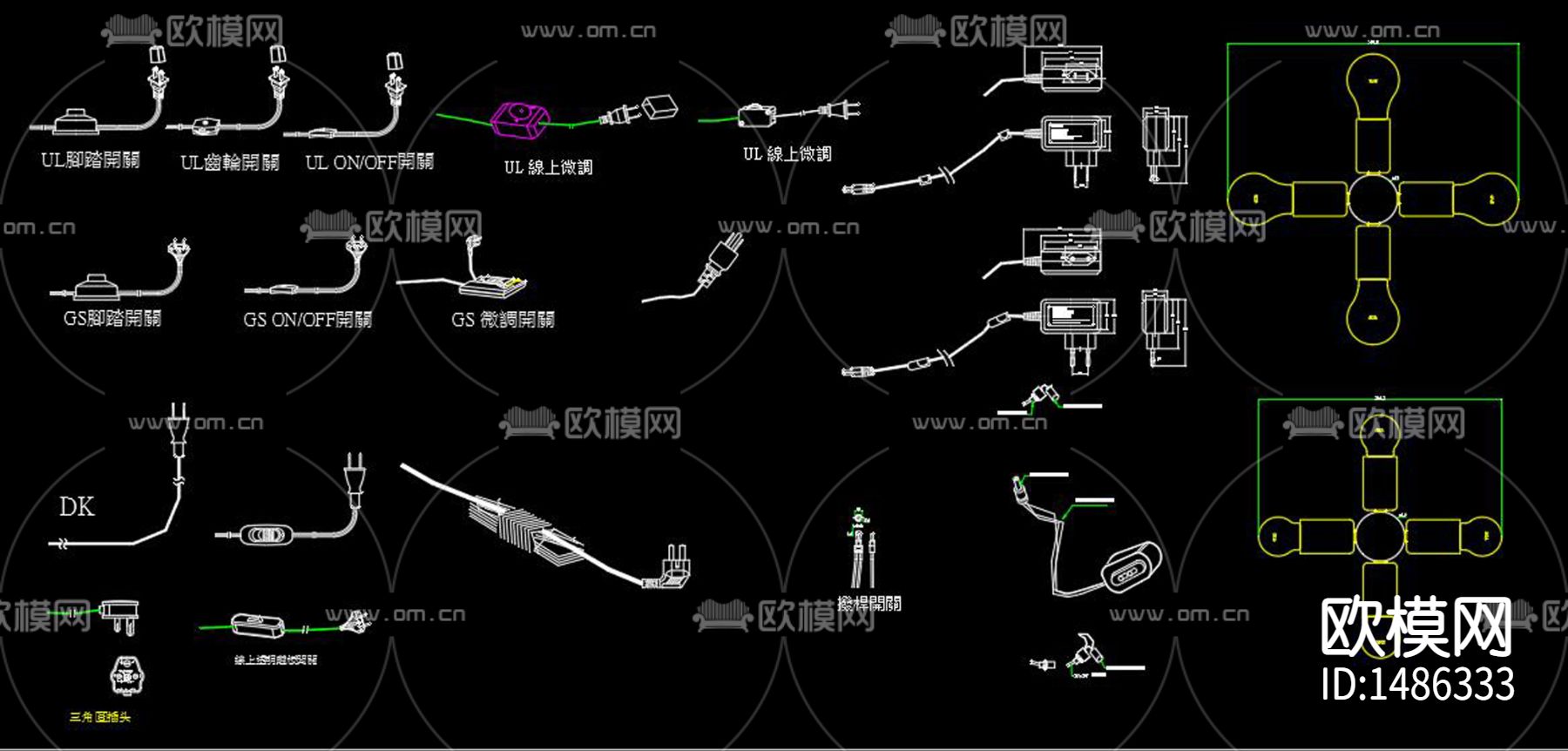 舞台设备节点大样下载（渲染图5）