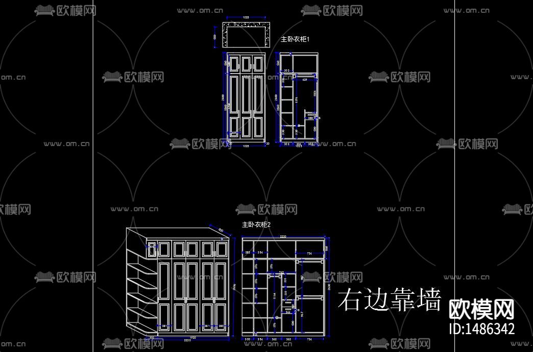 柜体cad图库下载（渲染图4）