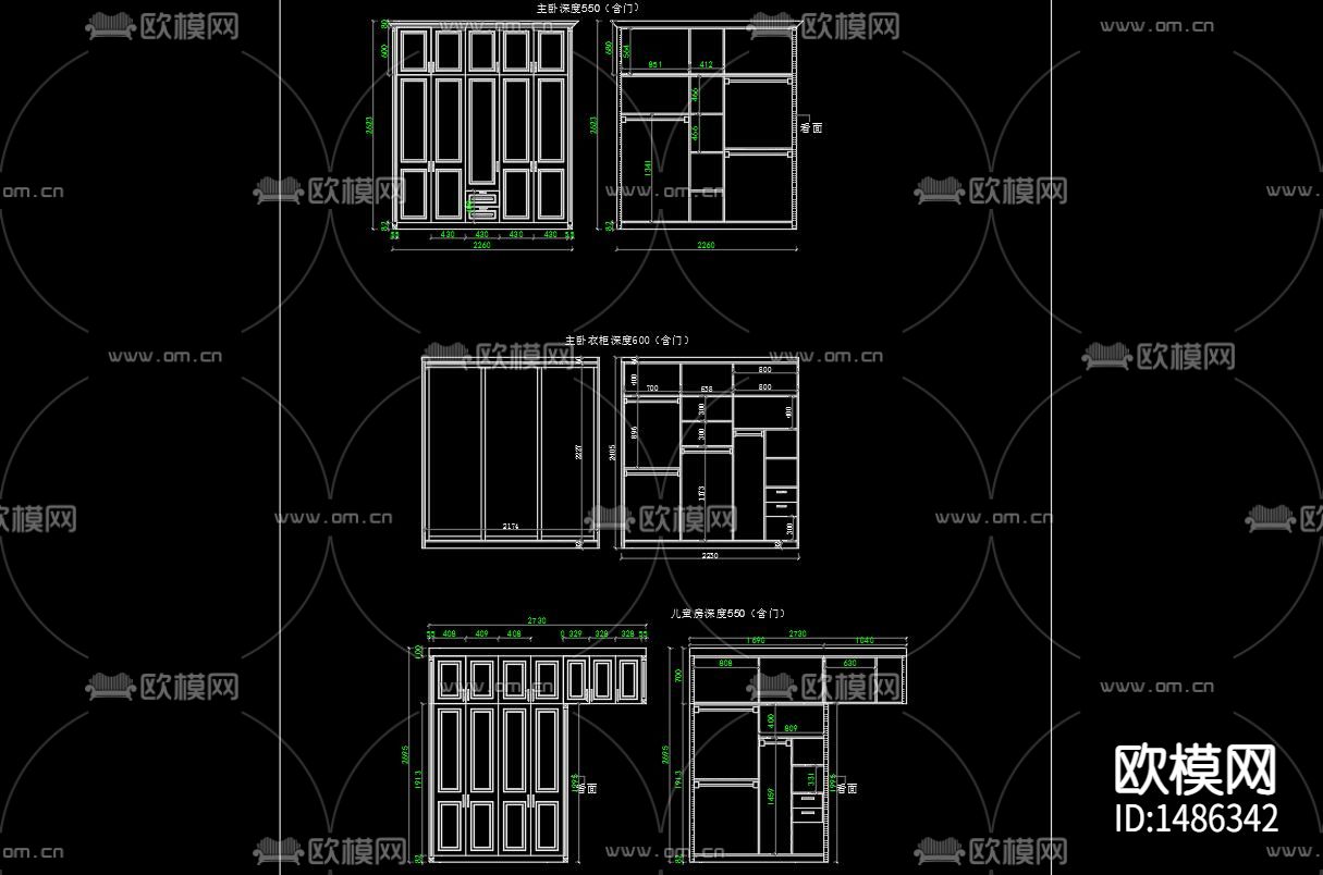 柜体cad图库下载（渲染图5）