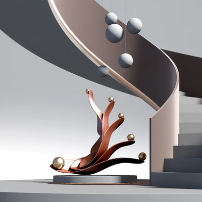 现代雕塑免费下载-3dmax模型免费下载-欧模网