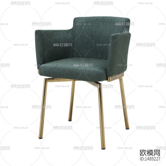 北歐簡約布藝金屬休閑椅下載