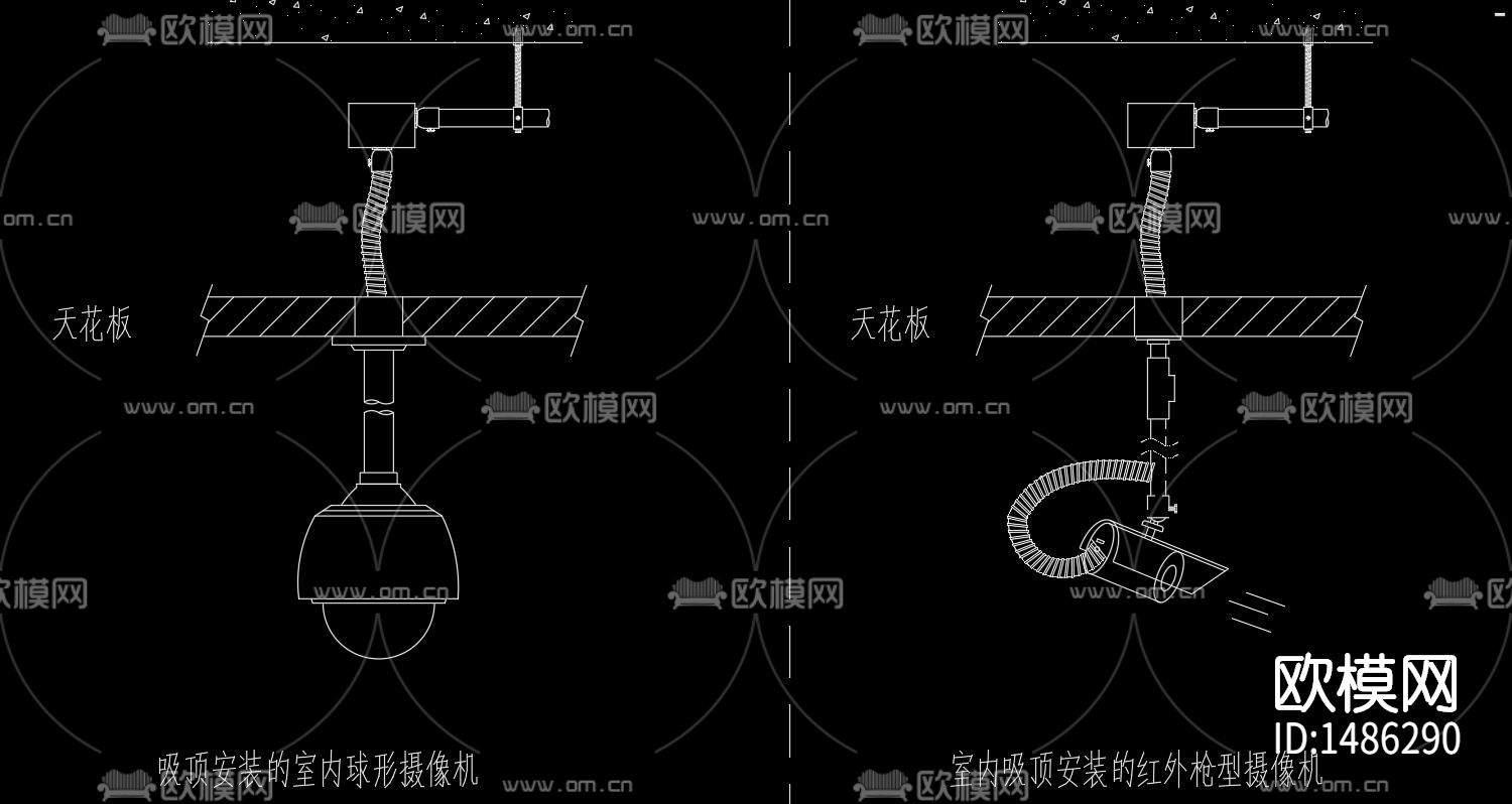 视频监控cad图库下载（渲染图4）