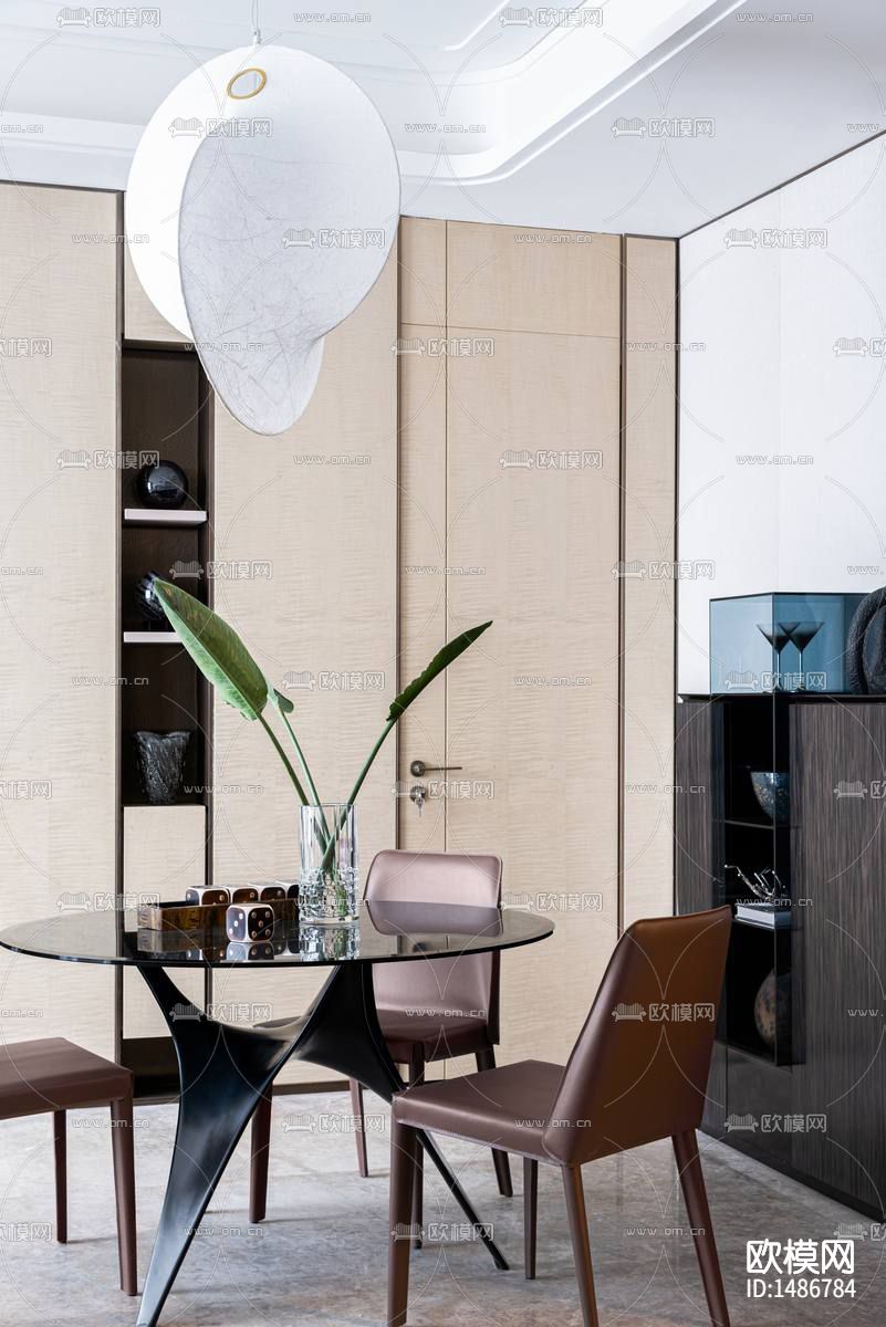 家装设计cad施工图下载（渲染图10）