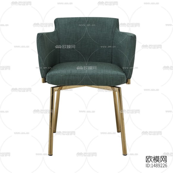 北欧简约布艺金属休闲椅下载