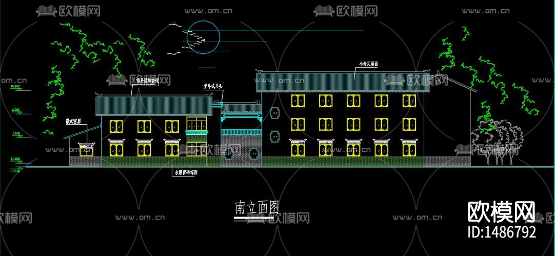 客栈cad施工图