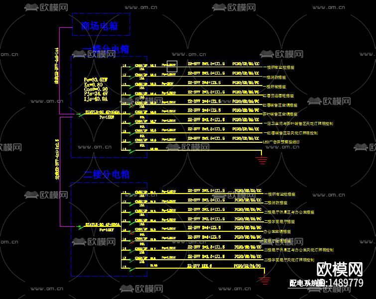新中式会所cad施工图下载（渲染图4）