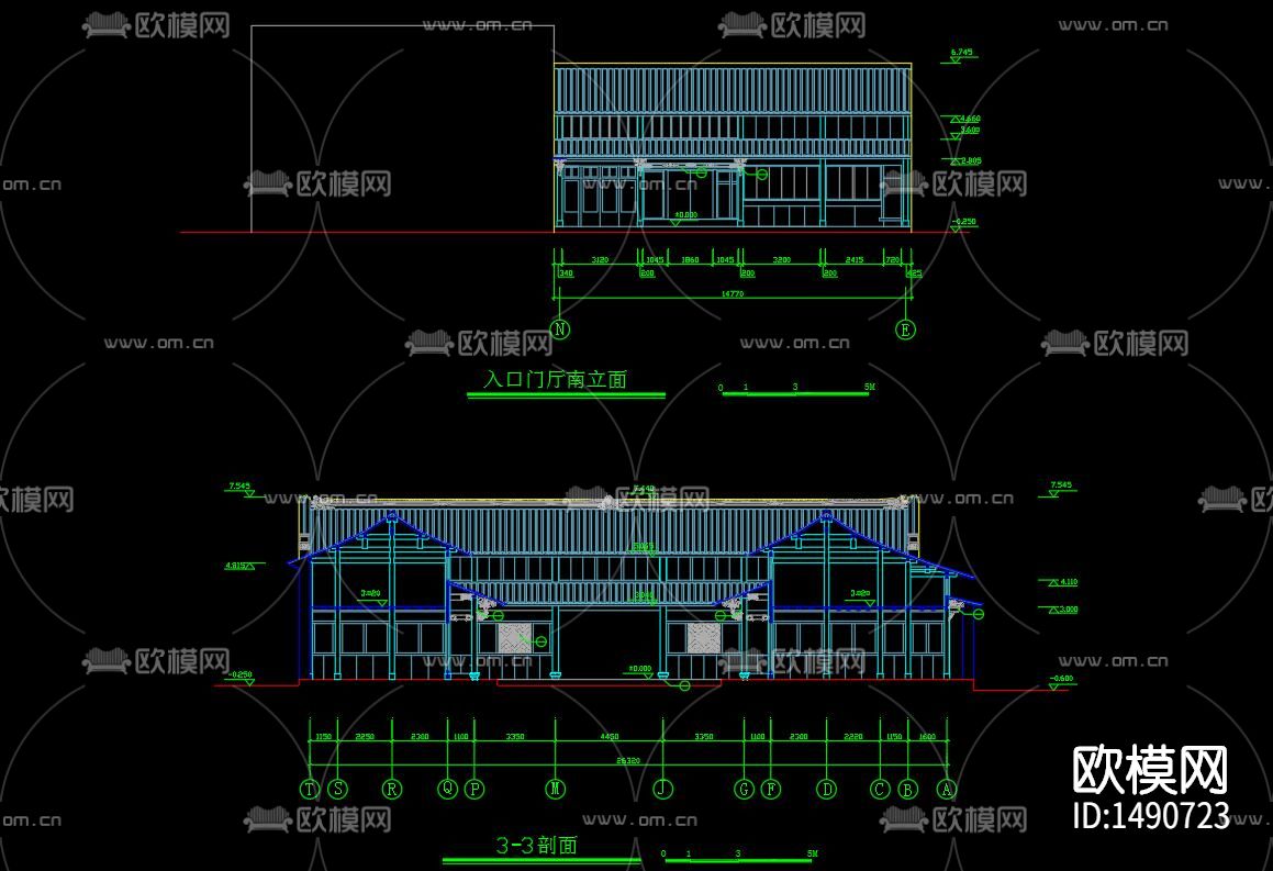 古建cad施工图
