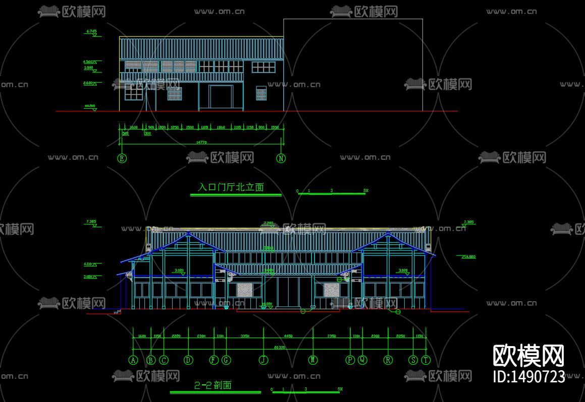 古建cad施工图