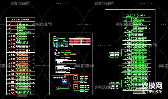 空调深化cad图纸下载（渲染图2）