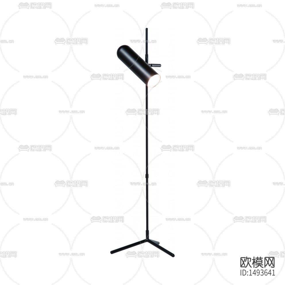 现代极简金属落地灯下载