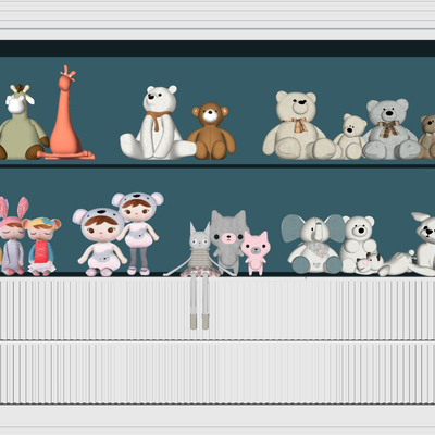  现代玩偶娃娃su模型 