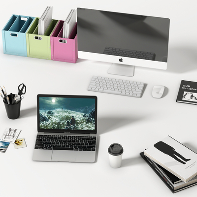  现代笔记本电脑su模型 