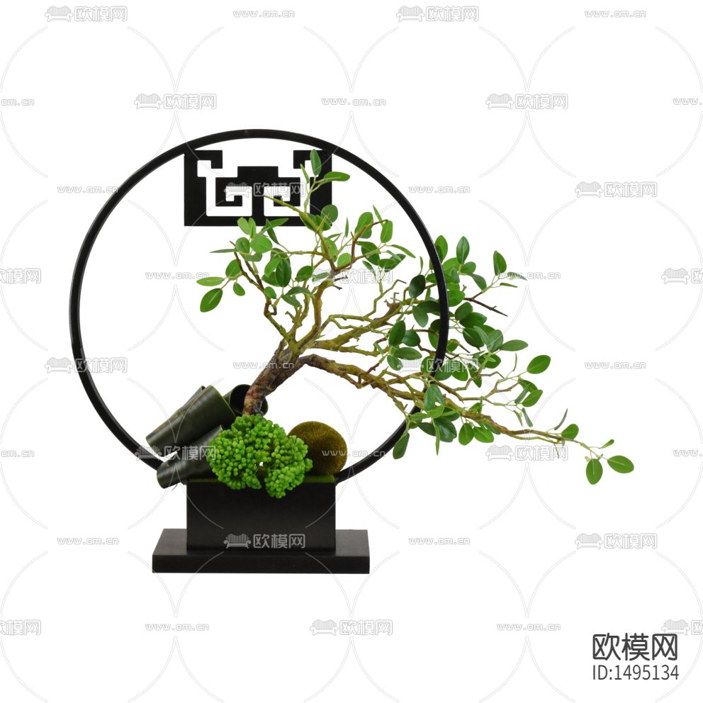 新中式禅意金属花器