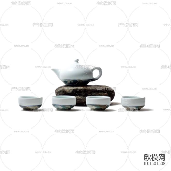 新中式禅意陶瓷茶具