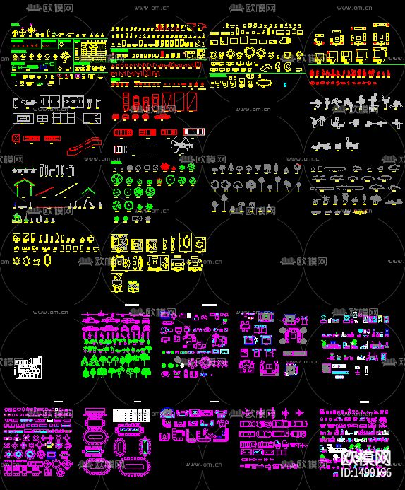 2021最新家具cad平面图块下载（渲染图8）