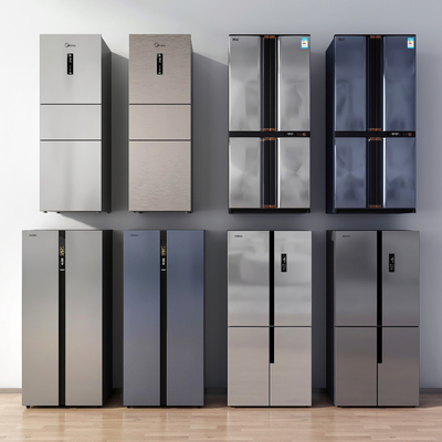  现代智能冰箱su模型 