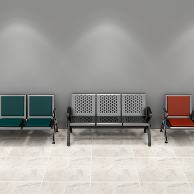  现代公共座椅su模型 