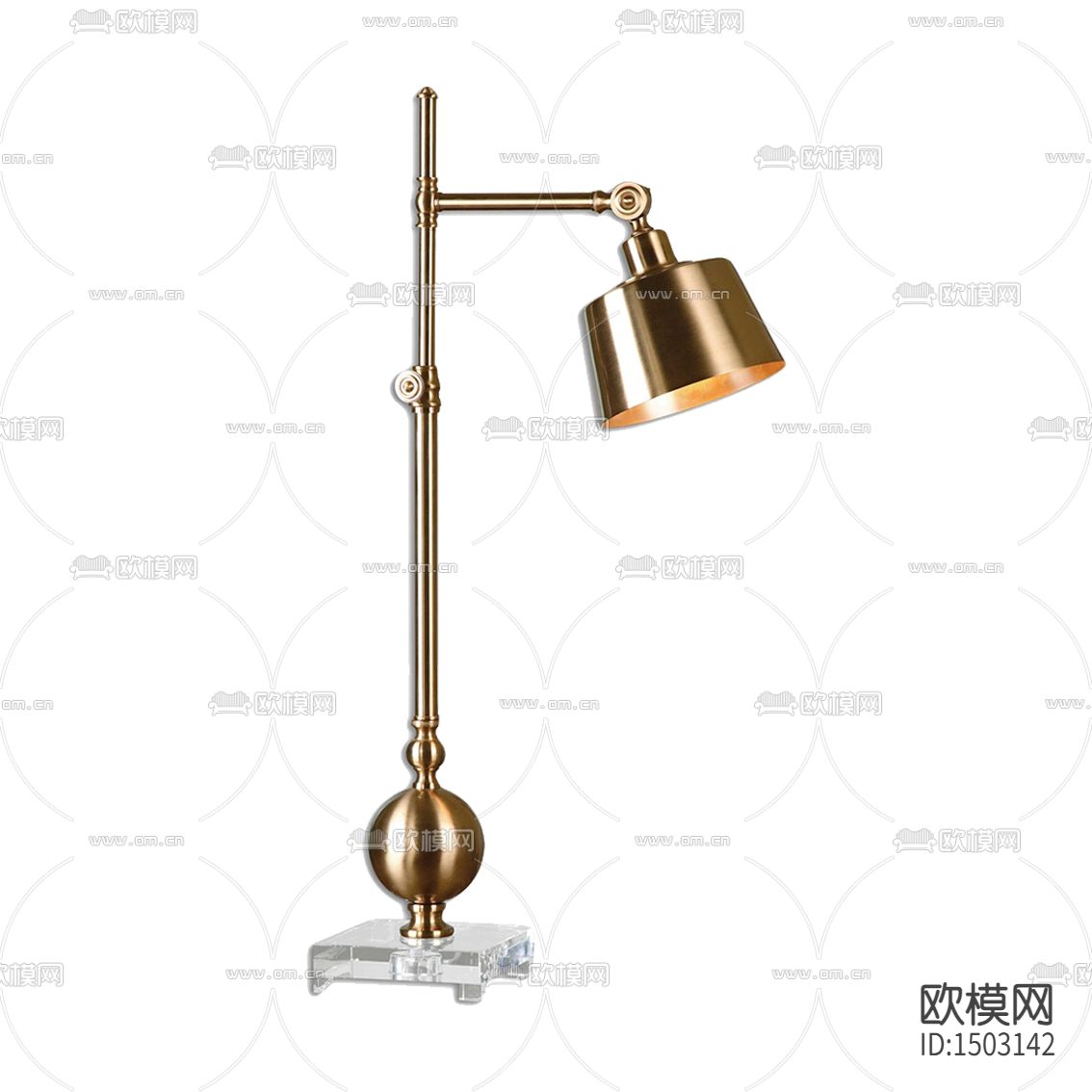 北欧轻奢创意金属玻璃台灯下载