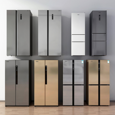  现代智能冰箱su模型 