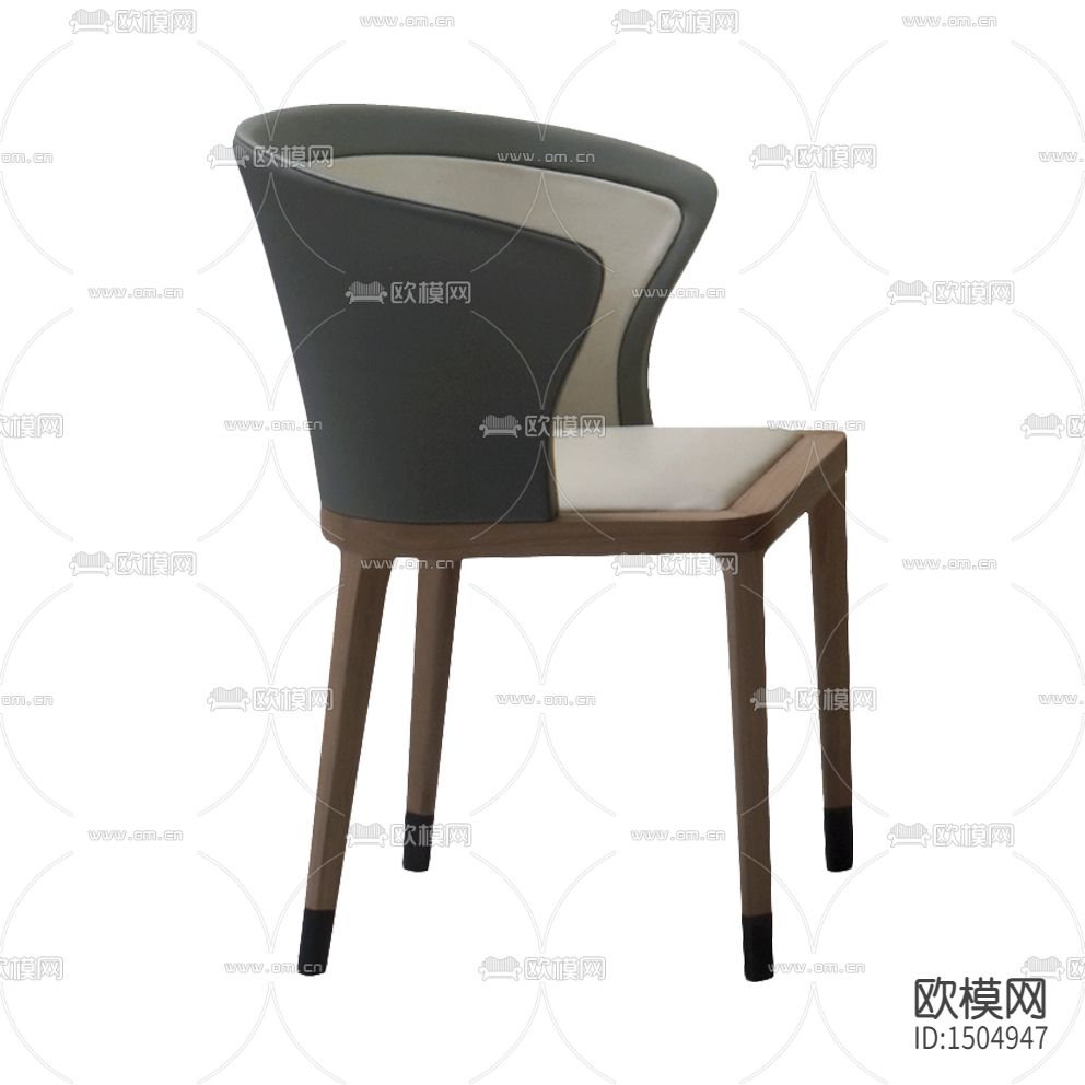 新中式简约实木布艺餐椅下载