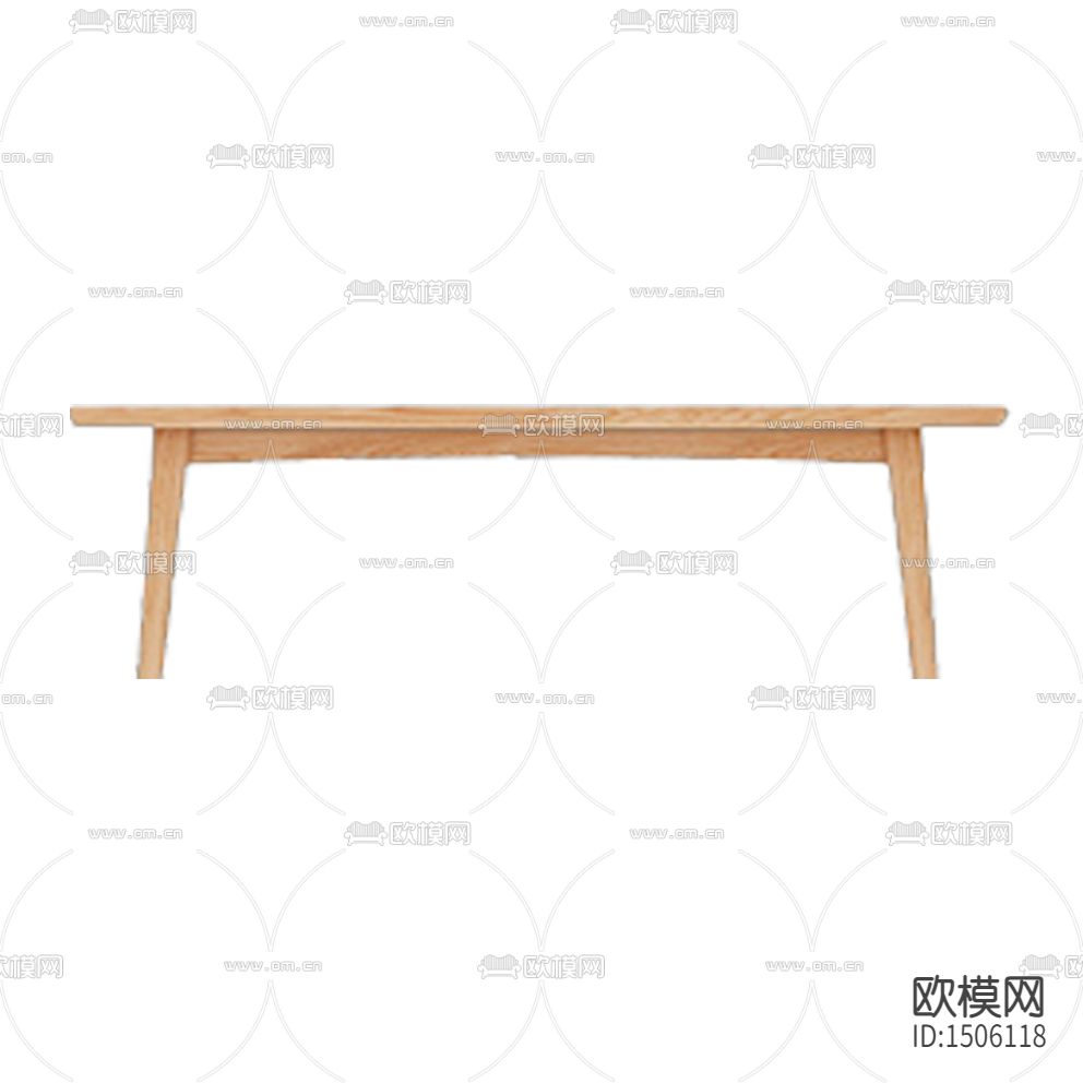 北欧简约实木长凳下载