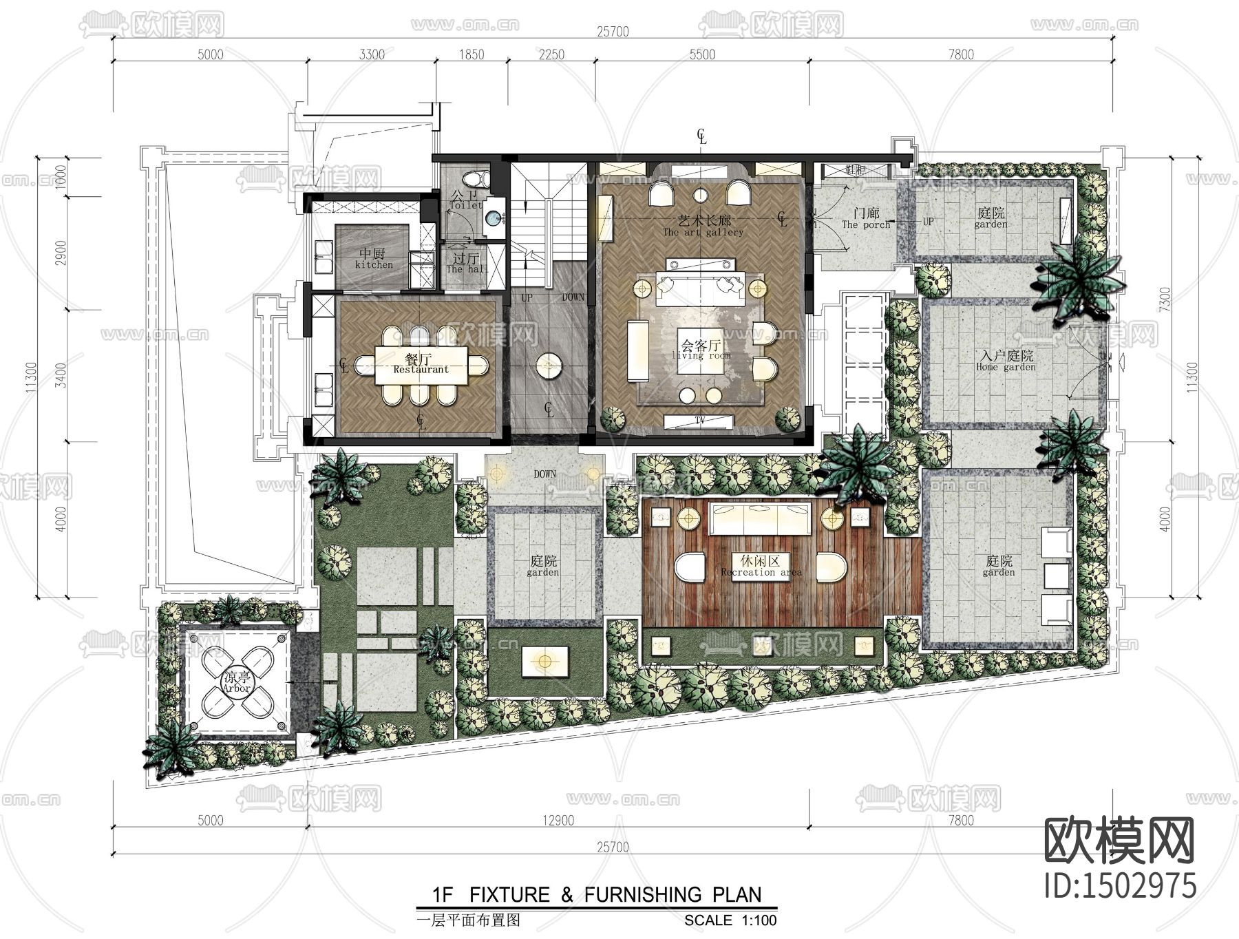 家装cad施工图下载（渲染图8）