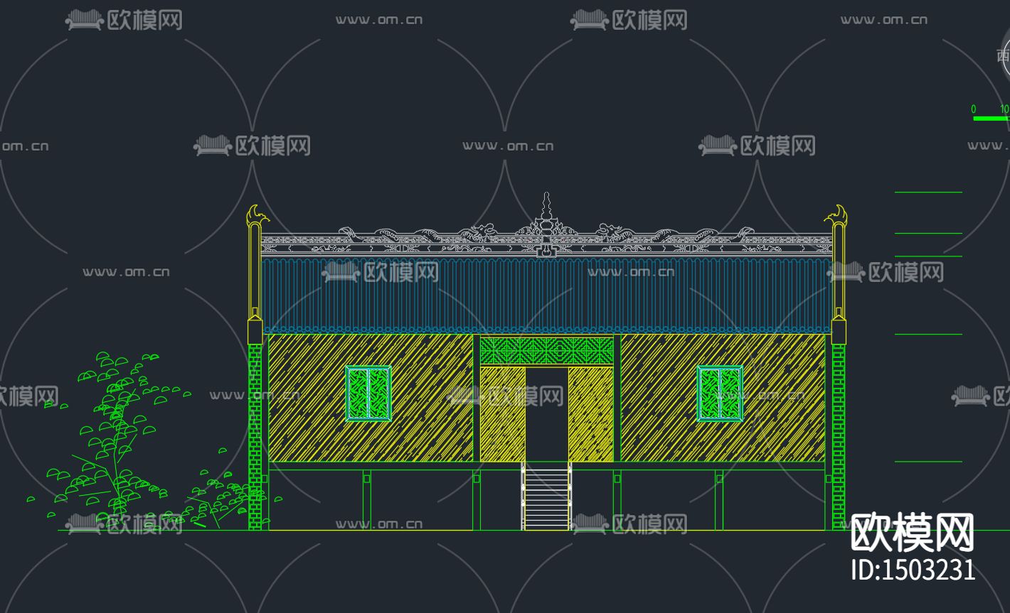 少数民族民居下载（渲染图3）