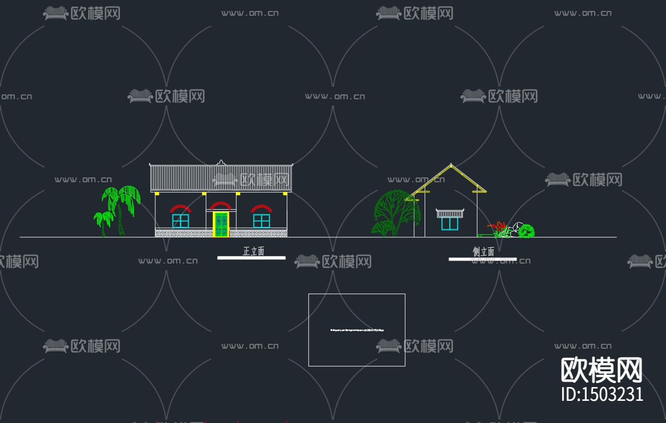 少数民族民居下载（渲染图5）