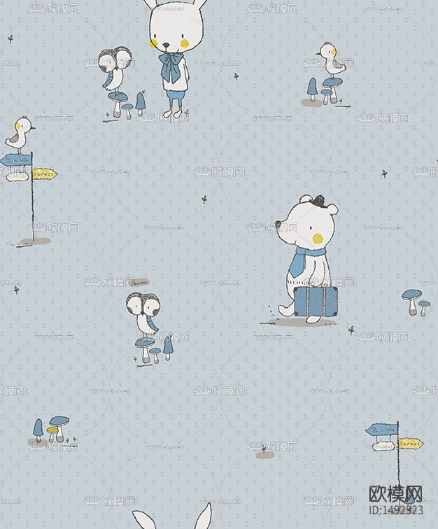 小动物儿童壁纸