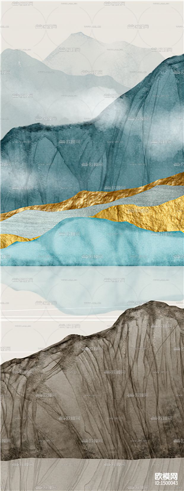 山水装饰挂画下载