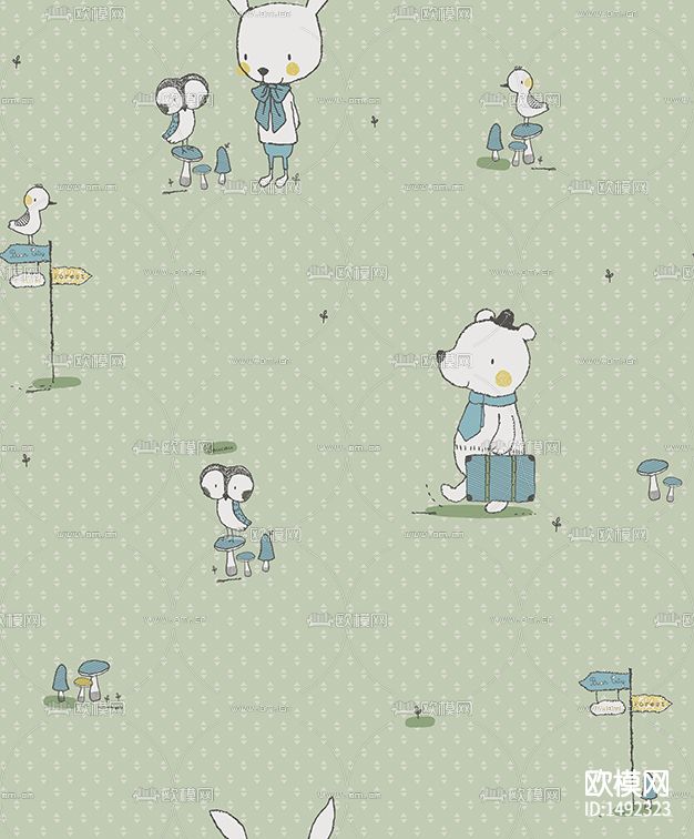 小动物儿童壁纸