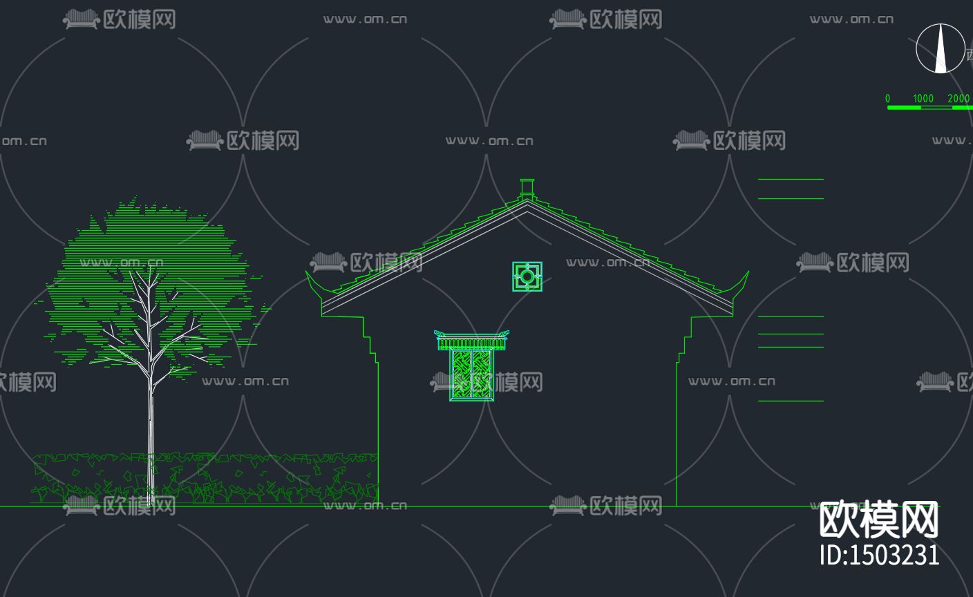 少数民族民居下载（渲染图4）