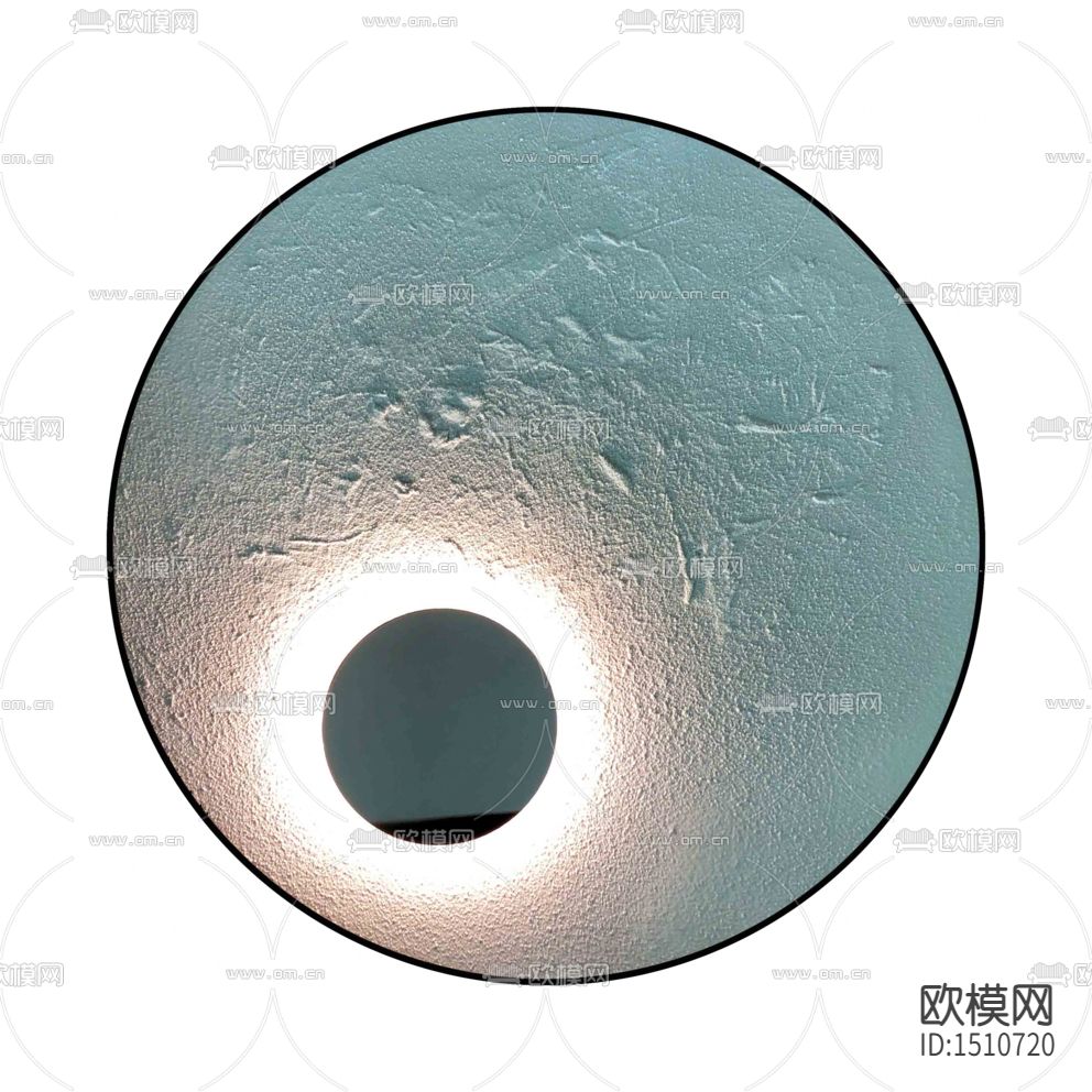 北欧简约创意月球表面壁灯