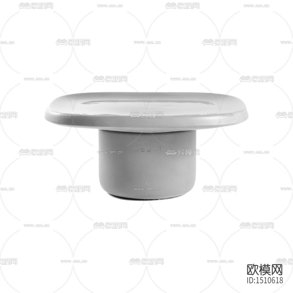 现代简约白色实木茶几下载