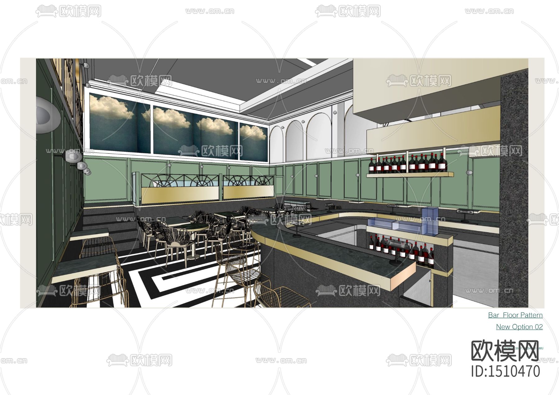 北京三里屯酒吧下载（渲染图3）