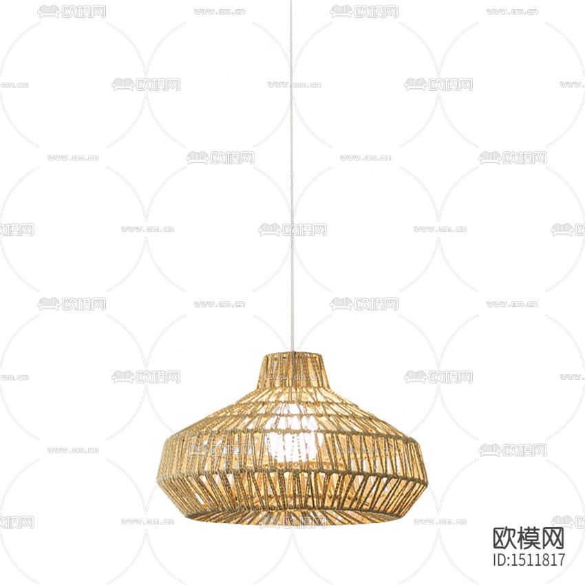 日式简约纯手工竹编落地灯下载